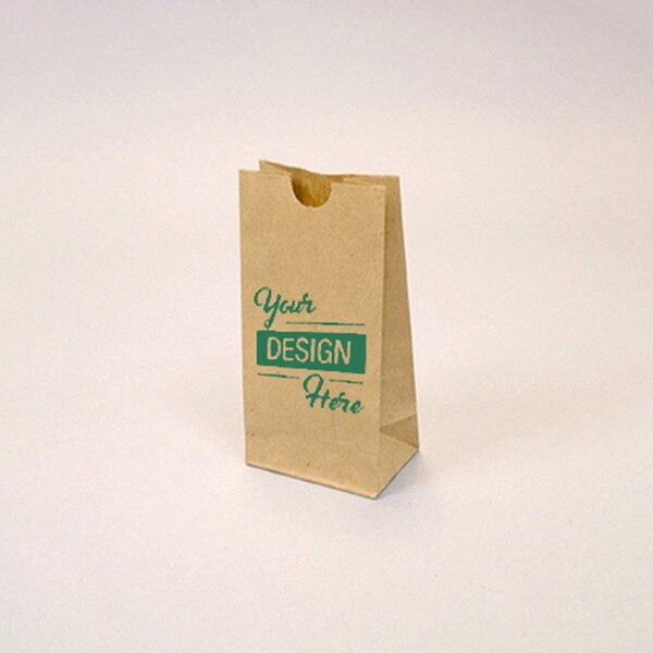 Custom-Printed Natural Kraft 2-lb G